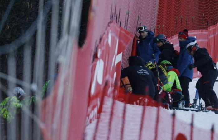 Ski alpin. Lourde chute pour Cyprien Sarrazin à Bormio, évacué par hélicoptère