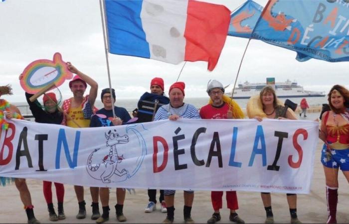 Le bain du Nouvel An a lieu à Calais le 1er janvier