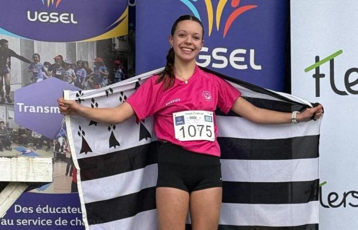 Cette écolière du Morbihan termine sur le podium d’un cross national