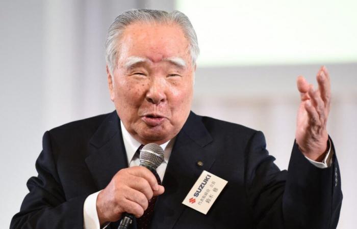 Osamu Suzuki, patron du groupe automobile japonais depuis près de 40 ans, est décédé