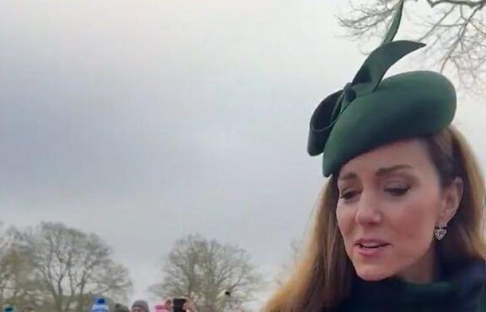 Un foulard marocain offert à la princesse de Galles lors du traditionnel rassemblement royal de Noël