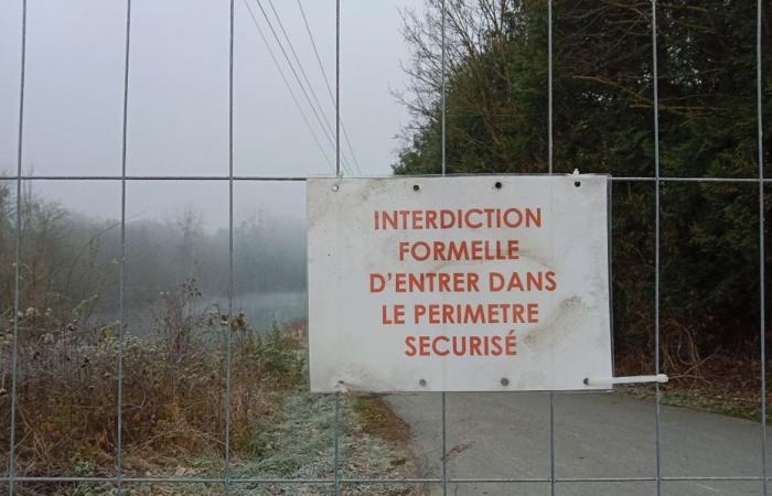 un périmètre de sécurité mis en place en cas d’effondrement