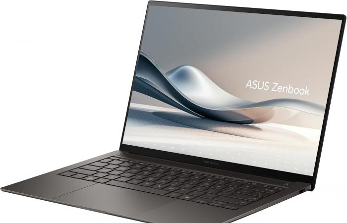 Neuf 1799 € Asus ZenBook S 14 UX5406SA-68W, Ultrabook nomade 10h Haute Fidélité 14″ 2.8K OLED AI Lunar Ultra 7 258V Intel Arc Wi-Fi 7 facile à transporter