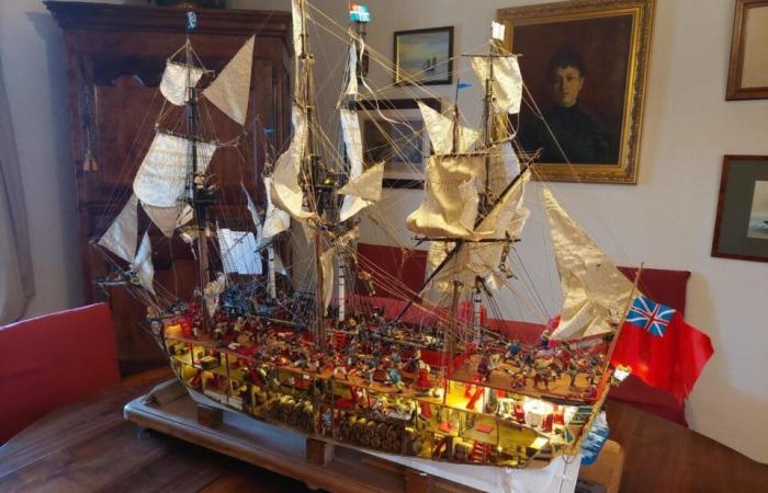 EN IMAGES. A Dinan, ses miniatures font revivre la marine du XVIIIe siècle et à bord « c’est du cran »