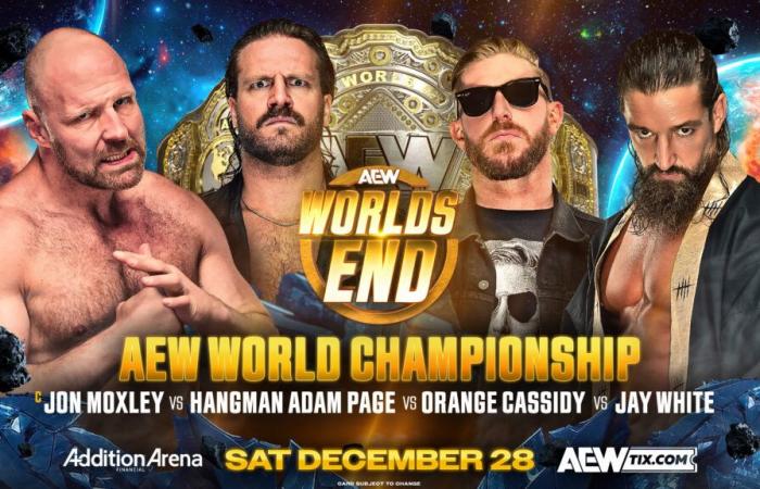 Faites vos pronostics sur AEW Worlds End 2024