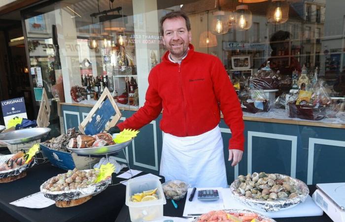 Cyril Neujean revient avec son stand de fruits de mer pour la nouvelle année