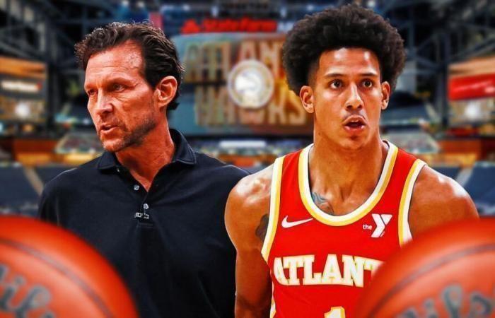 Quin Snyder des Hawks abandonne le remplaçant principal Jalen Johnson au milieu d’un match impressionnant