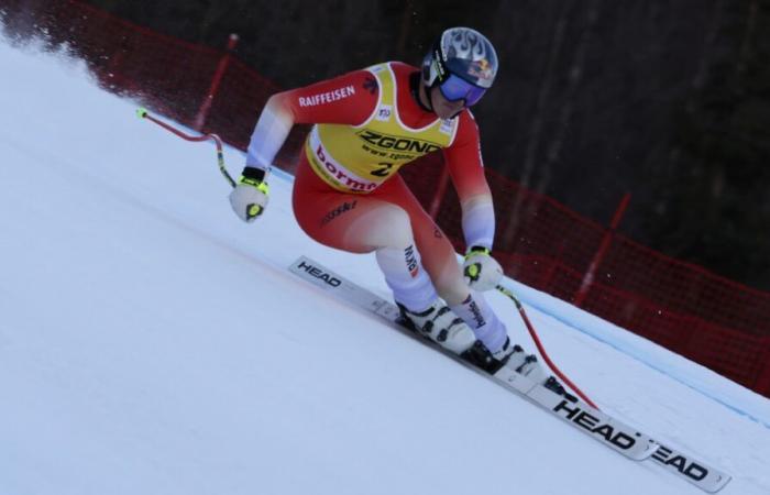 Franjo Von Allmen brille à Bormio