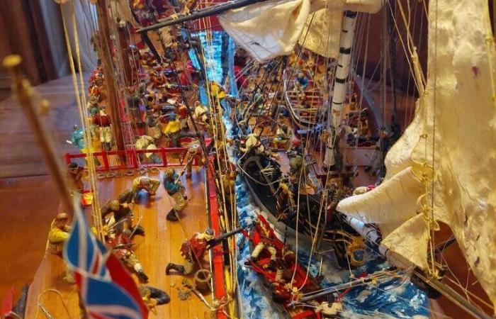 EN IMAGES. A Dinan, ses miniatures font revivre la marine du XVIIIe siècle et à bord « c’est du cran »