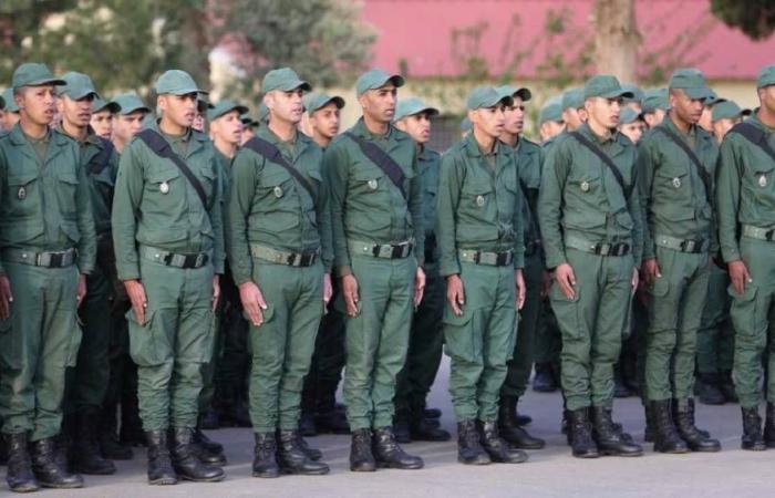 Cérémonie à la base aérienne d’appui général de Benslimane à l’occasion de la fin de la 1ère phase d’entraînement du 39ème contingent