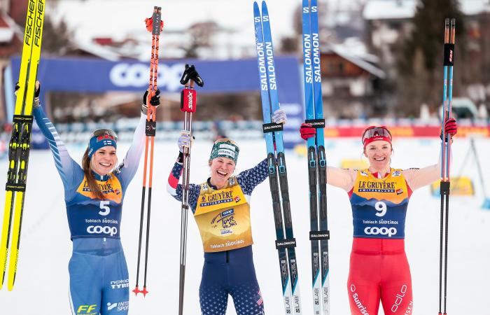 Diggins Electric dans Tour de Ski Opener. Gagne le sprint libre – FasterSkier