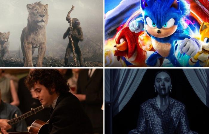 “Sonic” et “Mufasa” se battent pour la première place après Noël