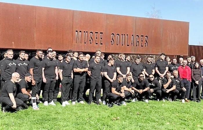 le musée Soulages a fêté ses 10 ans en mode champion avec une visite surprise au Stade Toulousain