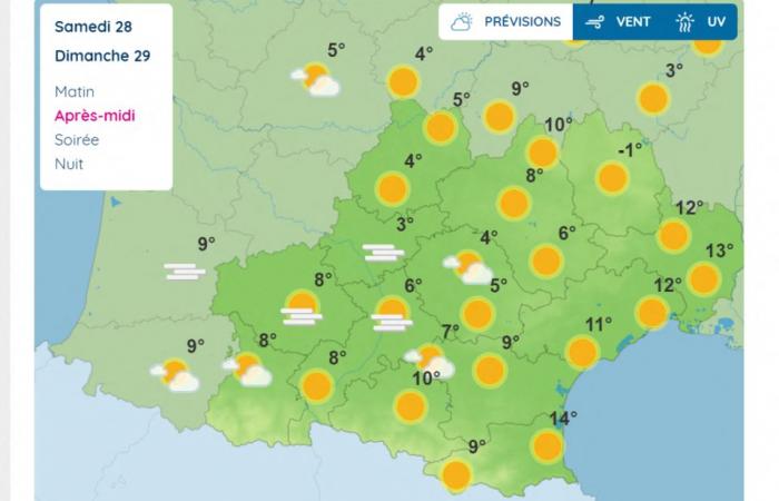 Bulletin météo. Quel temps fera-t-il pour le dernier week-end de 2024 à Toulouse et en Occitanie ?