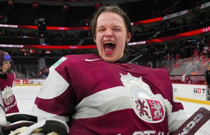 Lors de la Coupe du monde U20, la Lettonie a battu le Canada