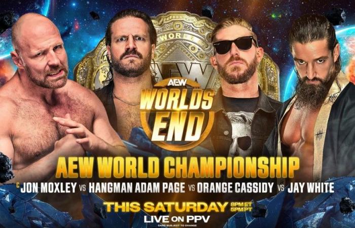 Carte officielle d’AEW Worlds End