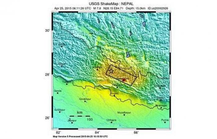 7.9 UN TREMBLEMENT DE TERRE FRAPPE LE NÉPAL