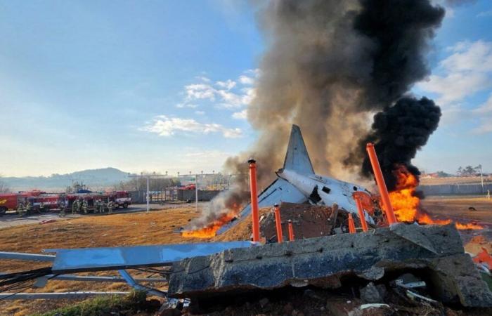 Au moins 85 morts et des dizaines de disparus après le crash d’un avion à un aéroport de Corée du Sud