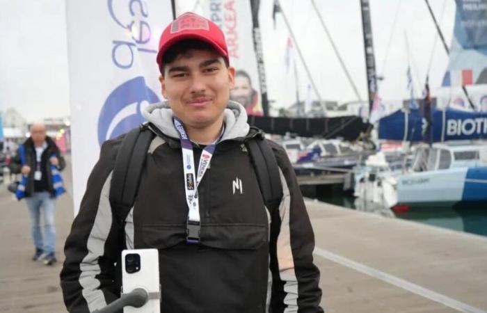 Vidéos sur le Vendée Globe d’un jeune Sablais suivi par des milliers d’internautes sur TikTok