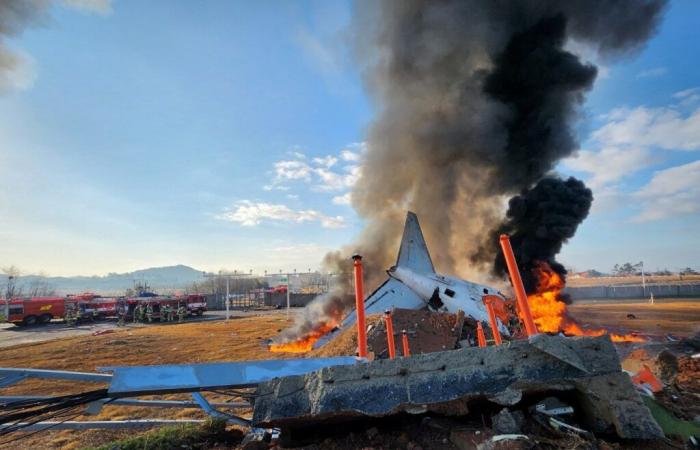 Corée du Sud-Un avion prend feu à l’atterrissage, au moins 174 morts – FRANCE – L’actualité du jour