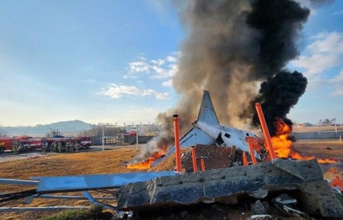 Un accident d’avion sud-coréen fait plus de 170 morts