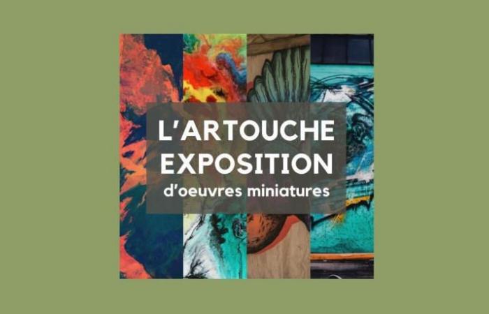 L’Artouche expose 26 œuvres miniatures à la Bibliothèque Évain