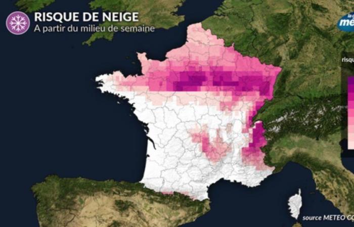 Retour de la neige en montagne, parfois plus faible à partir de jeudi dans le nord