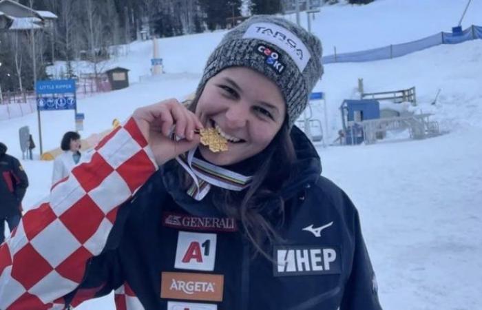 La sensation croate du ski Zrinka Ljutić remporte sa première victoire en Coupe du monde