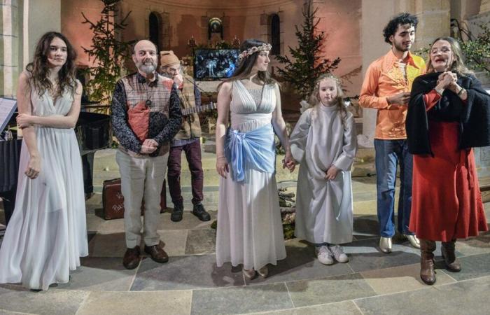 Un vrai succès pour le spectacle « Living Crèche » dans l’église rénovée de Lacropte