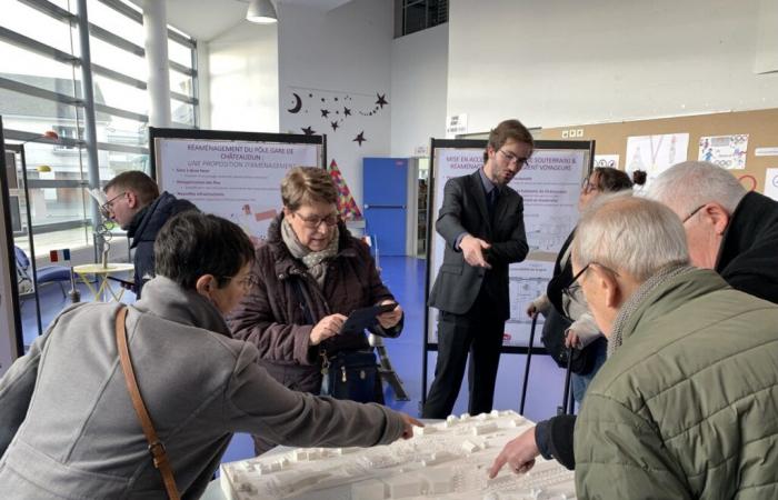 Gare de Châteaudun, en attendant le pôle d’échanges multimodal à 15 M€, une maquette résume tout