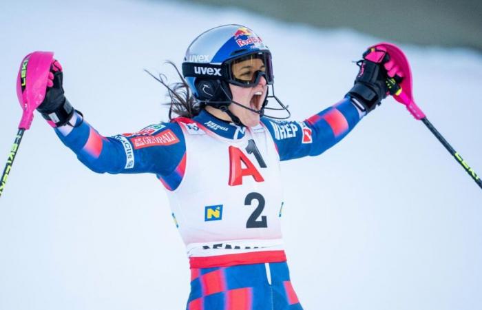 Zrinka Ljutic a survolé le slalom de Semmering