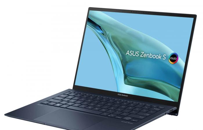 Neuf 1699€ Asus Zenbook S 13 UX5304VA-NQ291W, Bleu clair Ultrabook 1Kg nomade 8h Haute Fidélité 13″ OLED 2.8K Intel Core i7 SSD 1 To RAM 32 Go TB4