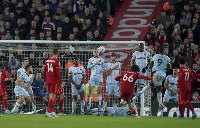 La date du match West Ham United et Liverpool du 19e tour de la Premier League anglaise et les chaînes de diffusion