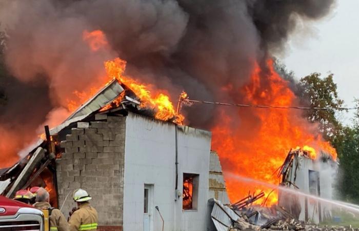 un incendie majeur à L’Érable en juillet