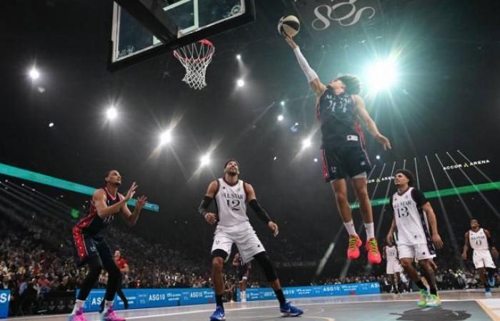 L’équipe mondiale gagne contre l’équipe de France après prolongation (Basketball)