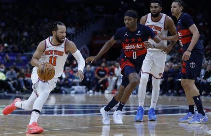 Jalen Brunson (55 points) et les Knicks s’en sortent bien à Washington • Basket USA