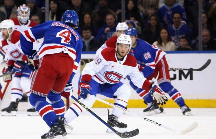 Les Rangers et le CH sont à égalité au classement