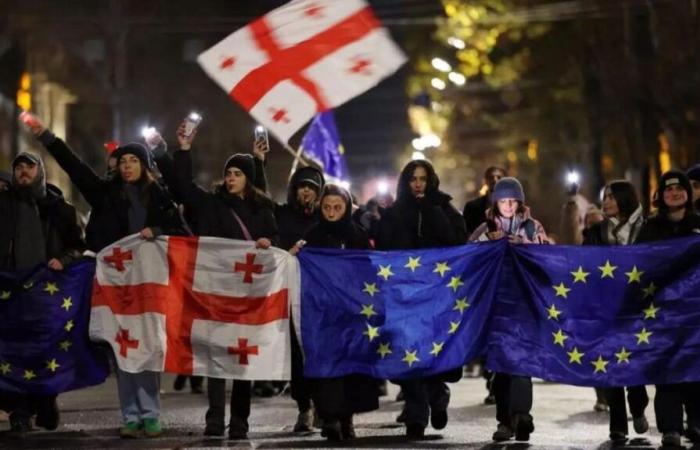 des milliers de manifestants protestent contre l’investiture du nouveau président