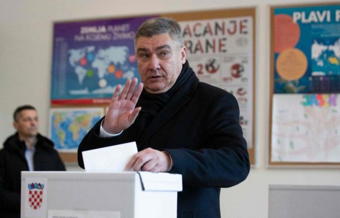 En Croatie, Zoran Milanovic en position de remporter l’élection présidentielle dès le premier tour, selon un sondage réalisé à la sortie des urnes