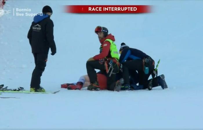 Ski alpin : le parcours olympique devient une descente cauchemardesque – chute à Bormio