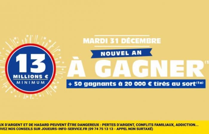 Minimum 13 millions d’euros en jeu pour le Super Loto du Nouvel An, il y aura au moins 50 gagnants