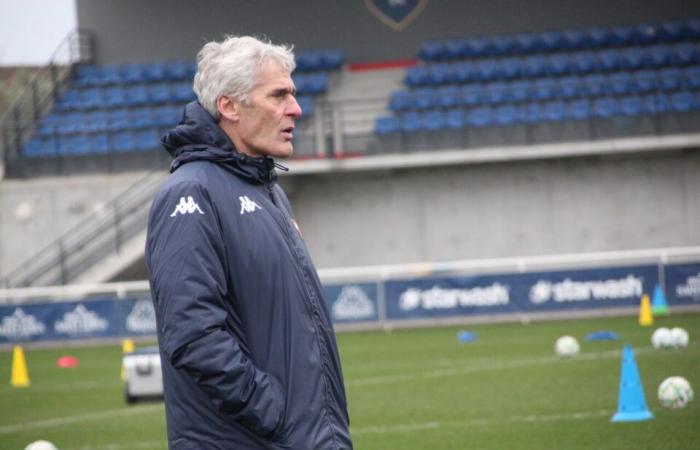 EN IMAGES. Bruno Baltazar a dirigé sa première séance d’entraînement avec le SM Caen