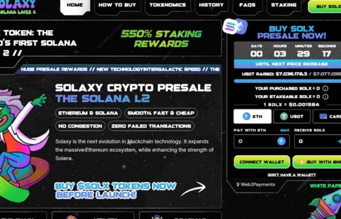 Solaxy ICO lève 7 millions de dollars et continue d’être un succès