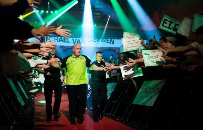 Programme des huitièmes de finale du Championnat du monde de fléchettes lundi : avec Michael van Gerwen