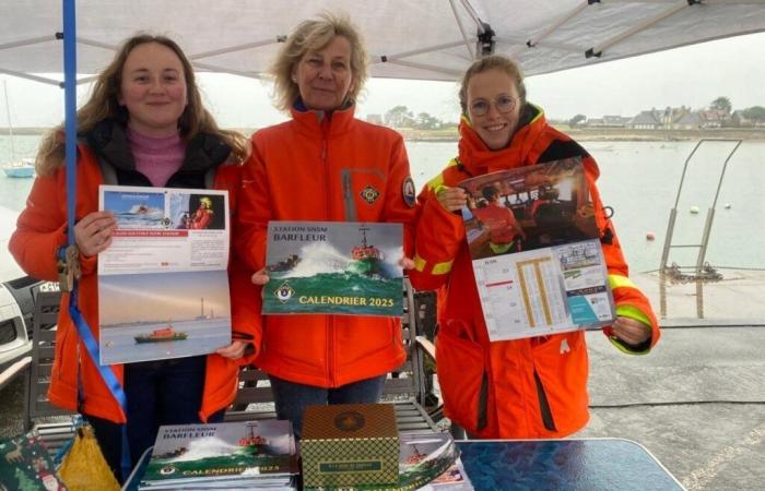 Les sauveteurs en mer de cette station historique du Cotentin vendent leur calendrier 2025