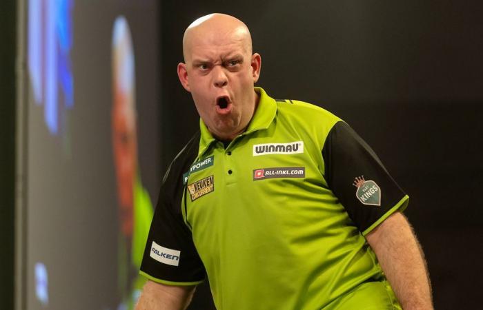 Van Gerwen n’est pas choqué par le retour de De Graaf et est quart de finaliste au Championnat du monde de fléchettes