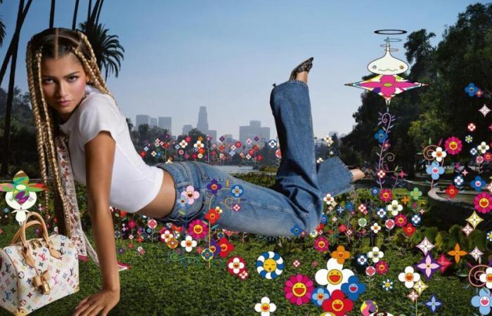 La collection iconique Louis Vuitton x Murakami revient en 2025 incarnée par Zendaya