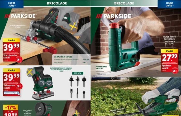 Lidl lance son plus gros arrivage Parkside pour le début de l’année avec des outils à la pelle.