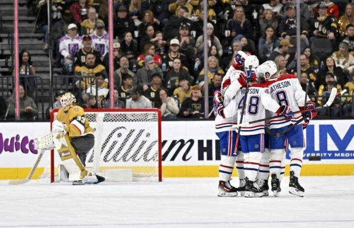 Le Canadien efface un déficit de deux buts et bat les Golden Knights