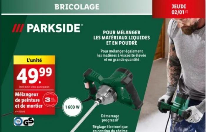 Lidl lance son plus gros arrivage Parkside pour le début de l’année avec des outils à la pelle.